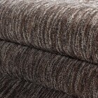 Kurzflor Teppich NIZZA Braun 80 x 250 cm