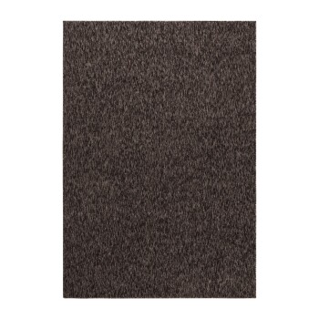 Kurzflor Teppich NIZZA Braun 140 x 200 cm