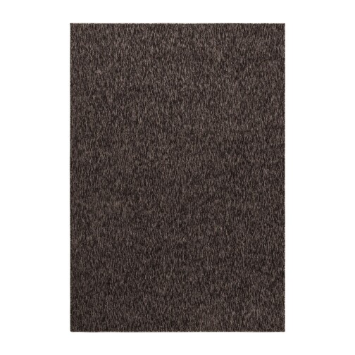 Kurzflor Teppich NIZZA Braun 240 x 340 cm