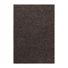 Kurzflor Teppich NIZZA Braun 240 x 340 cm