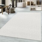 Kurzflor Teppich NIZZA Creme 280 x 370 cm