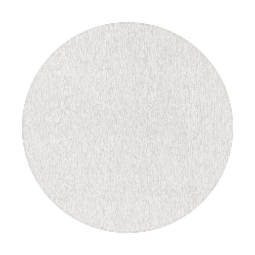 Kurzflor Teppich NIZZA Creme 200 cm Rund