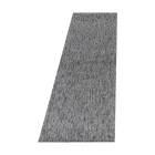 Kurzflor Teppich NIZZA Grau 80 x 250 cm