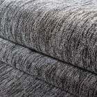 Kurzflor Teppich NIZZA Grau 80 x 250 cm