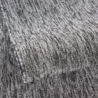 Kurzflor Teppich NIZZA Grau 120 cm Rund
