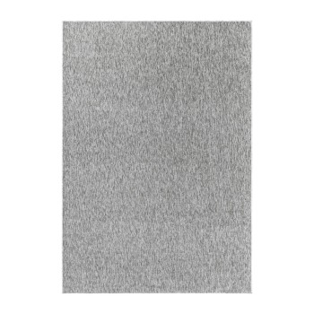 Kurzflor Teppich NIZZA Hellgrau 120 cm x 170 cm