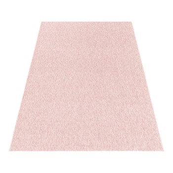 Kurzflor Teppich NIZZA Rosa 240 x 340 cm