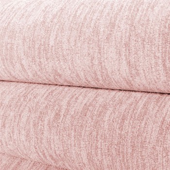 Kurzflor Teppich NIZZA Rosa 240 x 340 cm