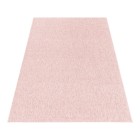 Kurzflor Teppich NIZZA Rosa 240 x 340 cm