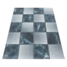 Kurzflor Teppich OTTAWA Blau 140 x 200 cm