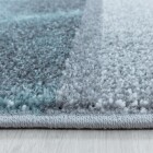 Kurzflor Teppich OTTAWA Blau 140 x 200 cm