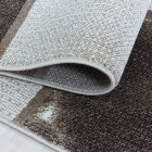 Kurzflor Teppich OTTAWA Braun 80 x 250 cm