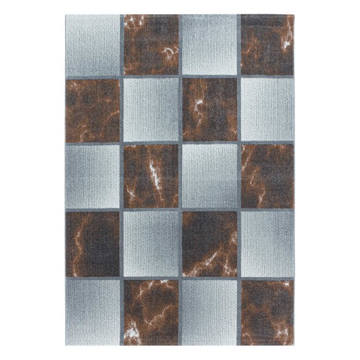 Kurzflor Teppich OTTAWA Kupfer 140 x 200 cm