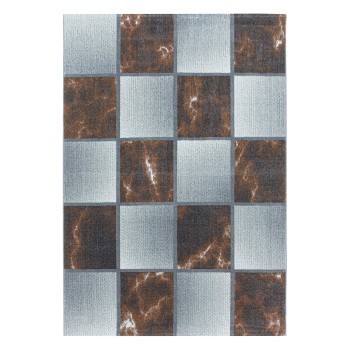 Kurzflor Teppich OTTAWA Kupfer 140 x 200 cm