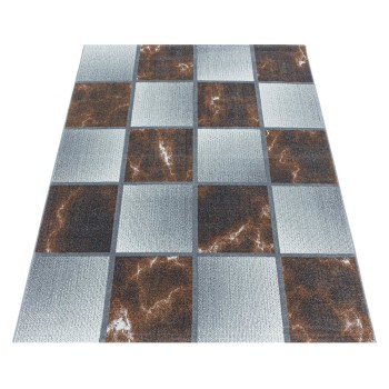 Kurzflor Teppich OTTAWA Kupfer 140 x 200 cm