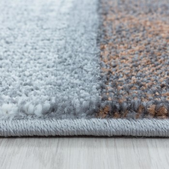 Kurzflor Teppich OTTAWA Kupfer 140 x 200 cm