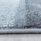 Kurzflor Teppich OTTAWA Grau 80 x 250 cm