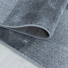 Kurzflor Teppich OTTAWA Grau 80 x 250 cm