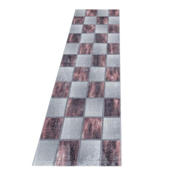 Kurzflor Teppich OTTAWA Rosa 80 x 250 cm