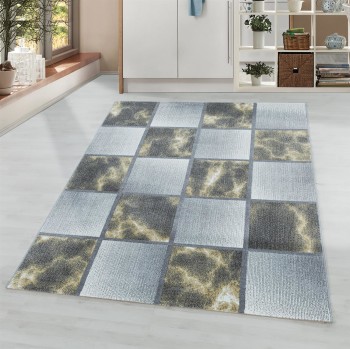 Kurzflor Teppich OTTAWA Gelb 140 x 200 cm