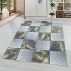 Kurzflor Teppich OTTAWA Gelb 140 x 200 cm