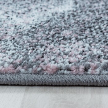 Kurzflor Teppich OTTAWA Pink 80 x 250 cm