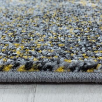 Kurzflor Teppich OTTAWA Gelb 80 x 150 cm