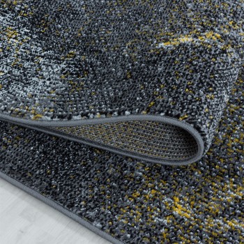 Kurzflor Teppich OTTAWA Gelb 80 x 150 cm