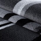 Kurzflor Teppich PARMA Schwarz 200 cm x 290 cm