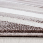 Kurzflor Teppich PARMA Braun 140 x 200 cm