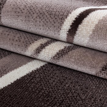 Kurzflor Teppich PARMA Braun 240 x 340 cm
