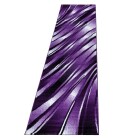 Kurzflor Teppich PARMA Violett 80 x 300 cm
