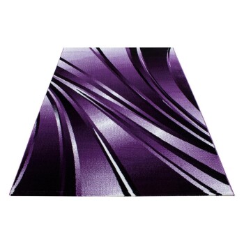 Kurzflor Teppich PARMA Violett 120 cm x 170 cm