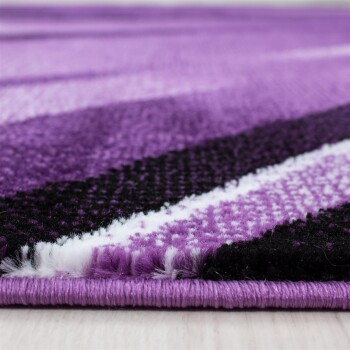 Kurzflor Teppich PARMA Violett 140 x 200 cm