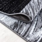 Kurzflor Teppich PARMA Schwarz 140 x 200 cm