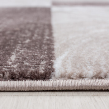 Kurzflor Teppich PARMA Braun 240 x 340 cm