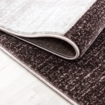 Kurzflor Teppich PARMA Braun 240 x 340 cm