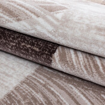 Kurzflor Teppich PARMA Braun 240 x 340 cm