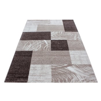 Kurzflor Teppich PARMA Braun 280 x 370 cm