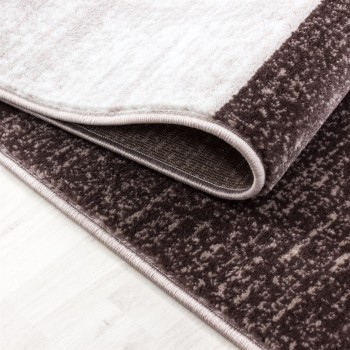 Kurzflor Teppich PARMA Braun 280 x 370 cm