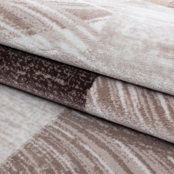 Kurzflor Teppich PARMA Braun 280 x 370 cm