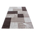 Kurzflor Teppich PARMA Braun 280 x 370 cm