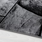 Kurzflor Teppich PARMA Schwarz 80 x 300 cm