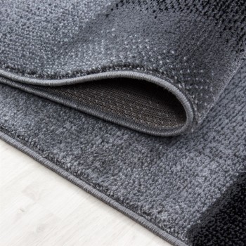 Kurzflor Teppich PARMA Schwarz 140 x 200 cm