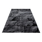Kurzflor Teppich PARMA Schwarz 160 cm x 230 cm