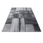 Kurzflor Teppich PARMA Schwarz 160 cm x 230 cm