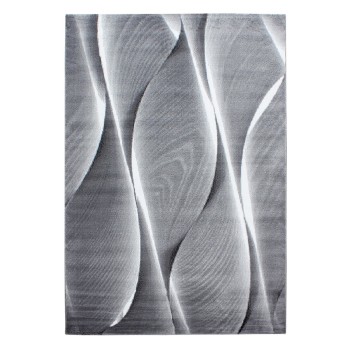 Kurzflor Teppich PARMA Schwarz 120 cm x 170 cm