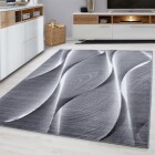 Kurzflor Teppich PARMA Schwarz 160 cm x 230 cm
