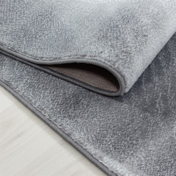 Kurzflor Teppich PARMA Schwarz 200 cm x 290 cm