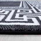 Kurzflor Teppich PARMA Schwarz 120 cm x 170 cm